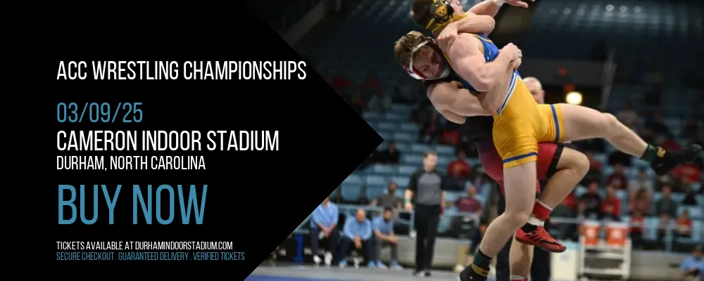 ACC Wrestling Championships at Cameron Indoor Stadium